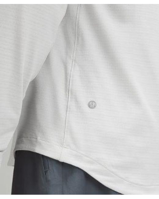 lululemon athletica Gray License To Train Long-Sleeve Shirt for men