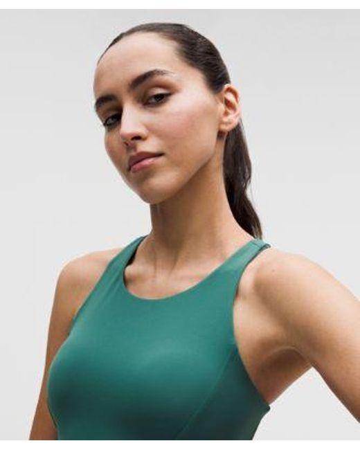 lululemon athletica Green – Wunder Train Racerback Tank Top Medium Support, B/C Cup – – Size 4