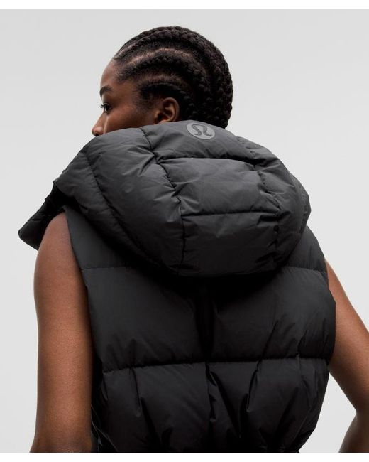 mid length puffer vest