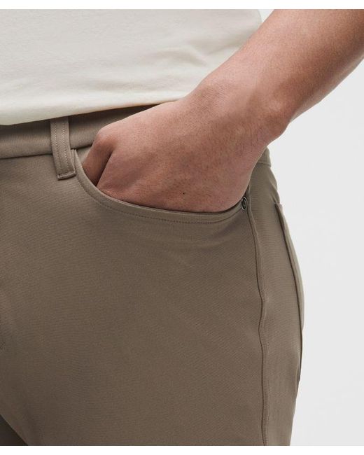 lululemon athletica Gray Abc Slim-Fit 5 Pocket Pant 28L for men