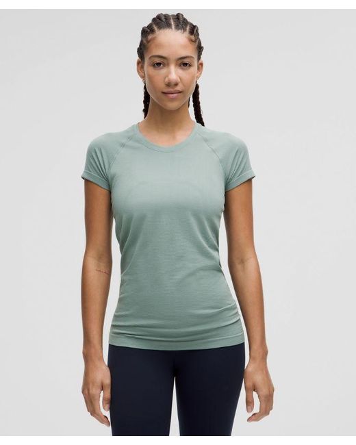 lululemon athletica Green Swiftly Tech Short-Sleeve Shirt 2.Hip Length