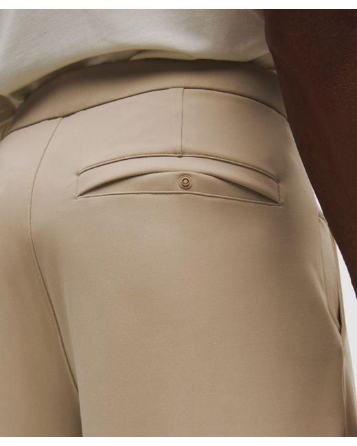 lululemon athletica Natural – Daydrift Relaxed-Fit Pleated Trousers Regular No Belt Loops – Color Khaki – for men
