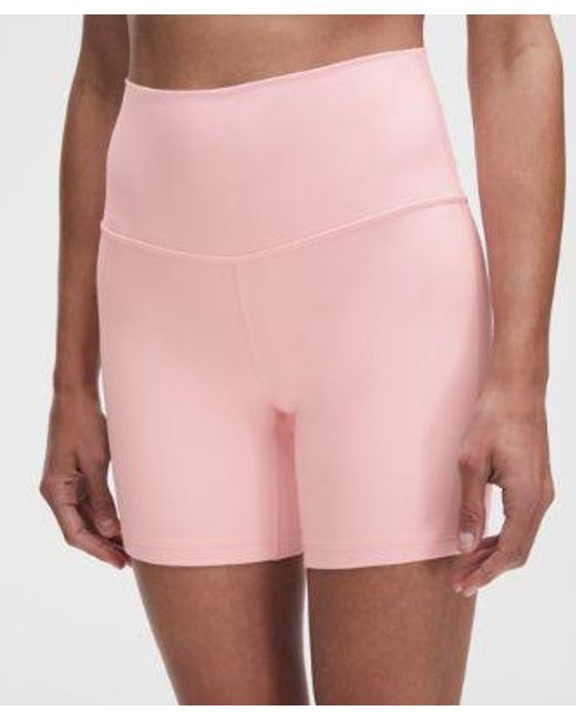 lululemon athletica Pink – Align High-Rise Shorts – 6" – – Size 14