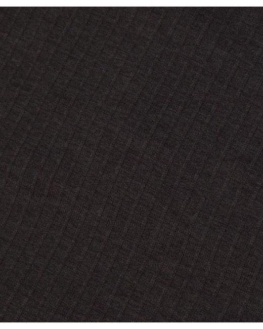 lululemon athletica Ebb To Street Cropped Racerback Tank Top - Color Black - Size 10