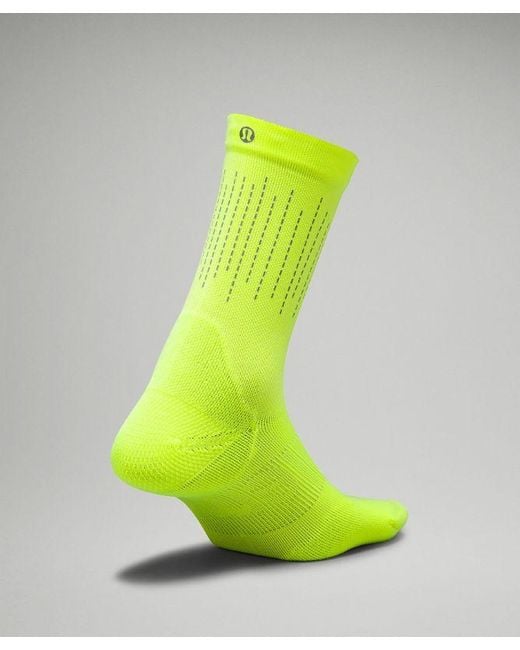 lululemon athletica Yellow – Power Stride Crew Socks Reflective – /Neon –