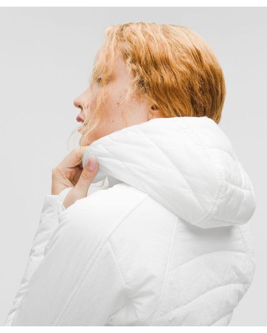 lululemon athletica White Another Mile Jacket