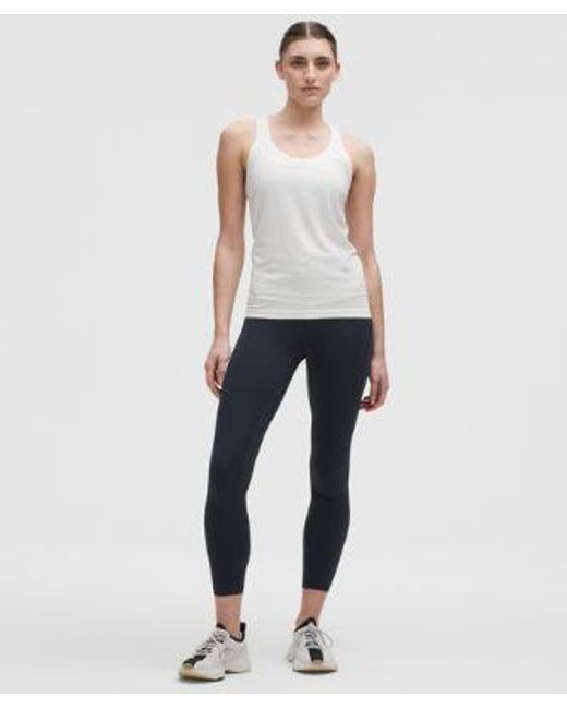 lululemon athletica Blue Wunder Train High-Rise Tight With Pockets 25"
