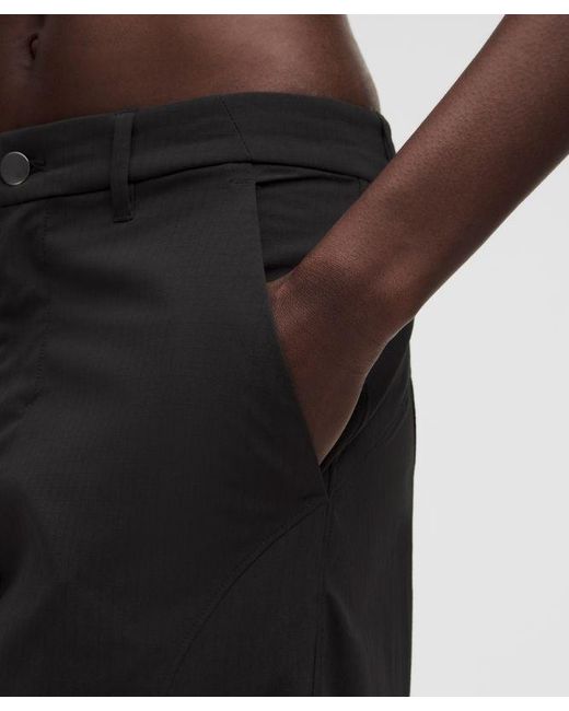 lululemon athletica Black Ripstop Mid-Rise Utility Pants Slnsh Collection