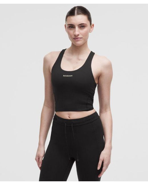 lululemon athletica Black – Fast And Free Drop-In Pocket Tank Top Medium Support, B/C Cup – –