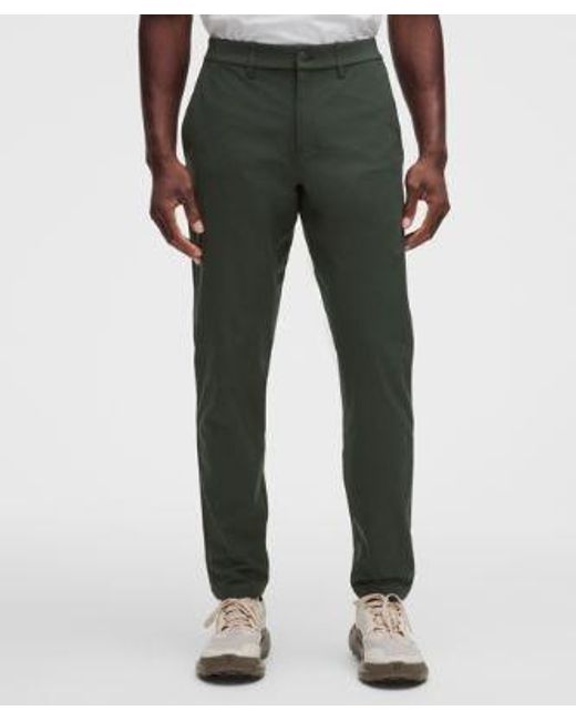 lululemon athletica Green – Abc Slim-Fit Trousers 32L Warpstreme – – Size 12 for men