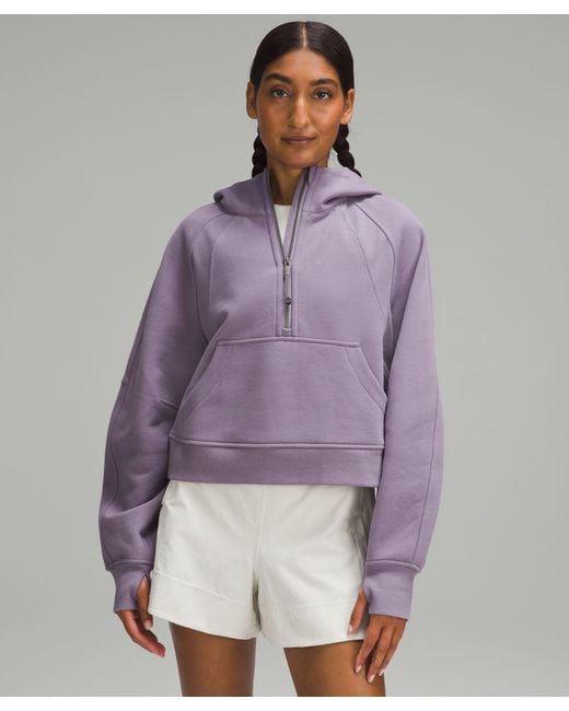 lululemon athletica Scuba Oversized Half-zip Hoodie - Color Purple - Size  Xl/2xl