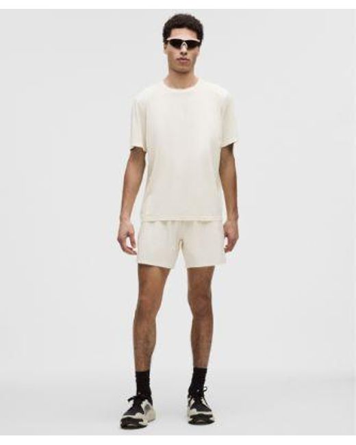 lululemon athletica Natural Mile Maker Ripstop Linerless Short 6" for men