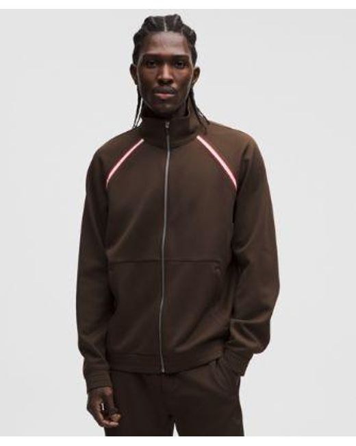 lululemon athletica Brown – Pace Breaker Track Jacket Knit – – Size Large for men