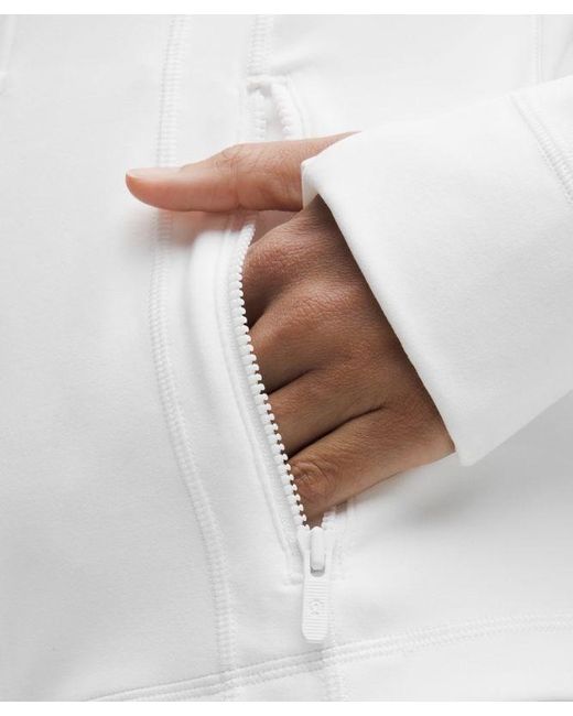 lululemon athletica White – Define Hooded Jacket Nulu – – Size 4