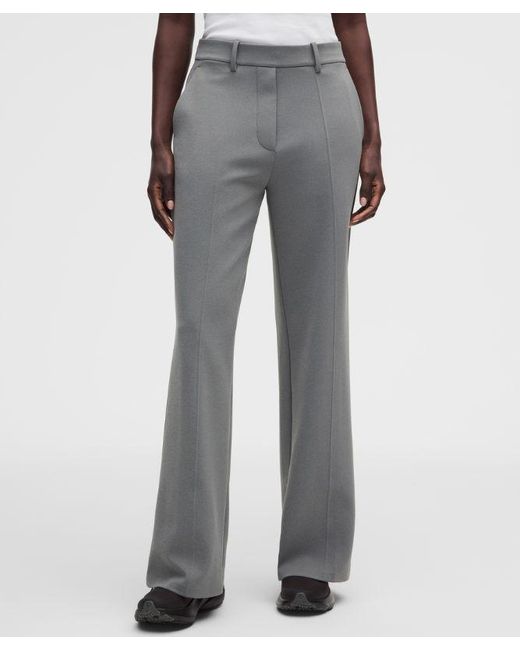 lululemon athletica Gray Daydrift Stacked-Leg Trouser Regular