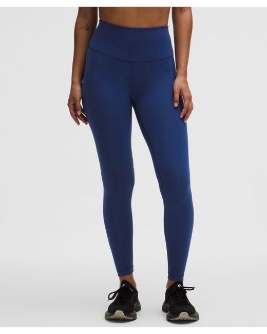 lululemon athletica Blue Wunder Train Contour Fit High-Rise Tight 28"