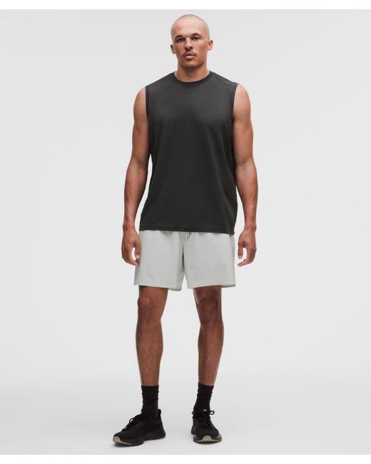 lululemon athletica Black Metal Vent Tech Relaxed-Fit Sleeveless Shirt for men