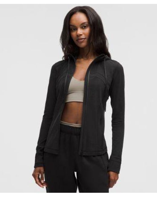 lululemon athletica Black – Define Hooded Jacket Nulu – – Size 4