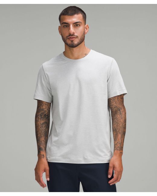 lululemon athletica Soft Jersey Shortsleeve Shirt in Gray Lyst
