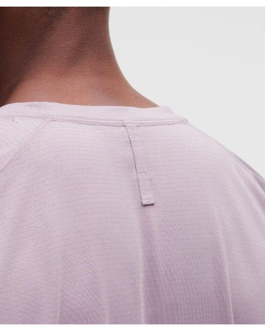 lululemon athletica Purple License To Train Short-Sleeve Shirt for men