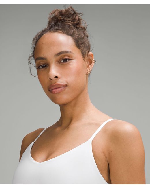 lululemon athletica Gray – Align Waist-Length Cami Tank Top A/B Cup – – Size 4
