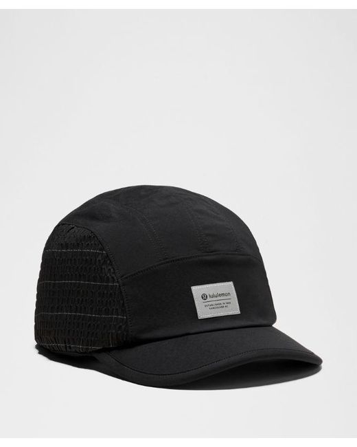 lululemon athletica Black – Multi-Panel Reflective Running Hat – – Size Small/Medium
