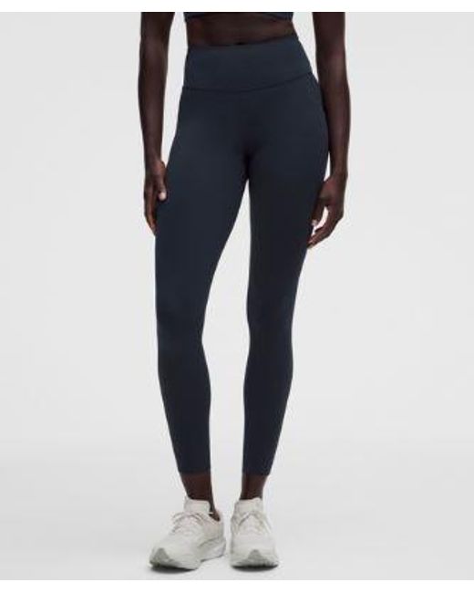 lululemon athletica Fast And Free High-rise Tight Leggings Pockets - 28" - Color Blue - Size 8