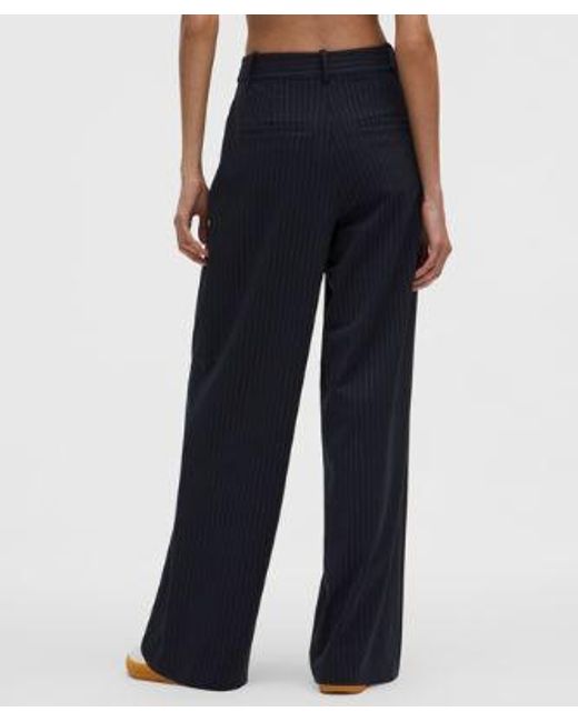 lululemon athletica Blue Daydrift High-Rise Wide-Leg Trouser