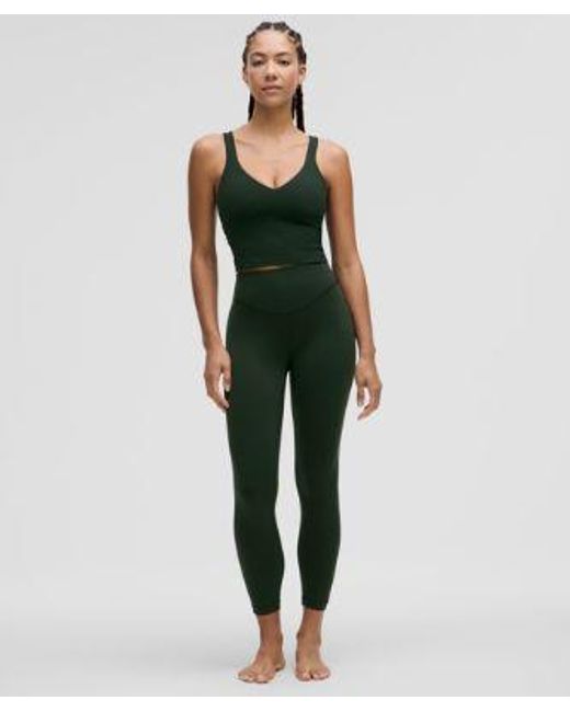 lululemon athletica Green Wunder Under Smoothcover High-Rise Tight 25"