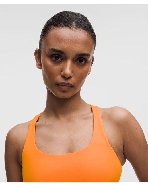 lululemon athletica Orange – Energy Sports Bra Medium Support, B-D Cups Evolve – –