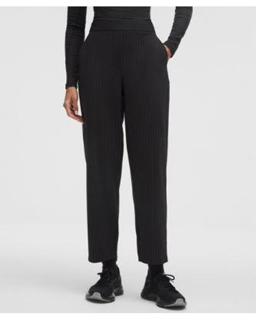lululemon athletica Black Daydrift High-Rise Tapered Trouser