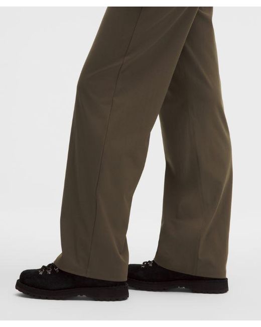 lululemon athletica Brown Daydrift High-Rise Straight-Leg Trouser