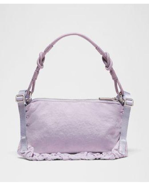 lululemon athletica Purple Ruched Shoulder Bag Mini 1.5L