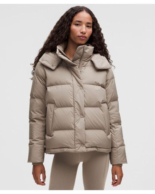 lululemon athletica Brown Wunder Puff 600-Down-Fill Jacket
