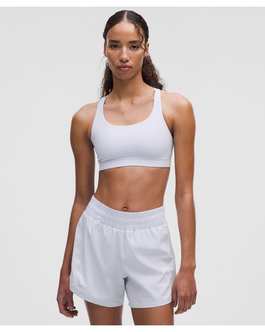 lululemon athletica White Energy Bra Medium Support, B-D Cups