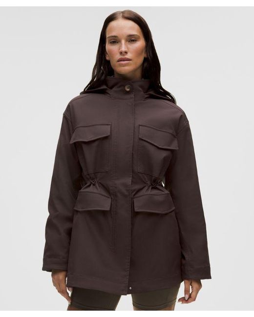 lululemon athletica Brown Dryfield Utility Jacket
