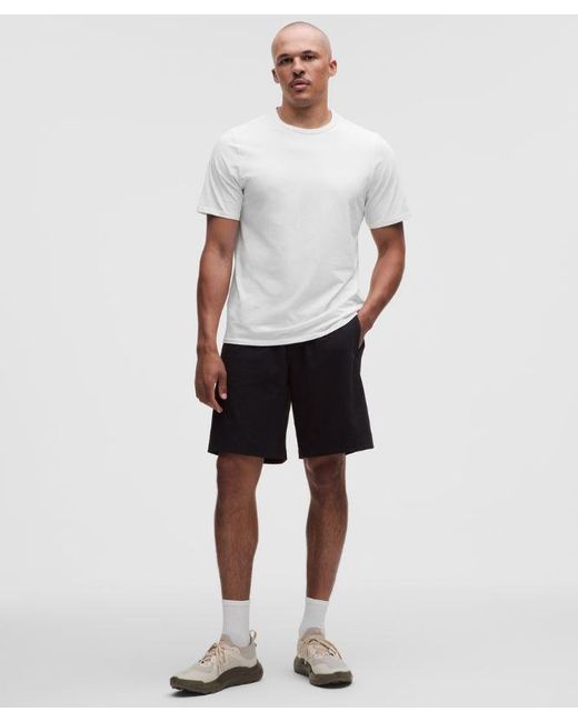 lululemon athletica White – Organic Classic-Fit T-Shirt – – Size Large for men