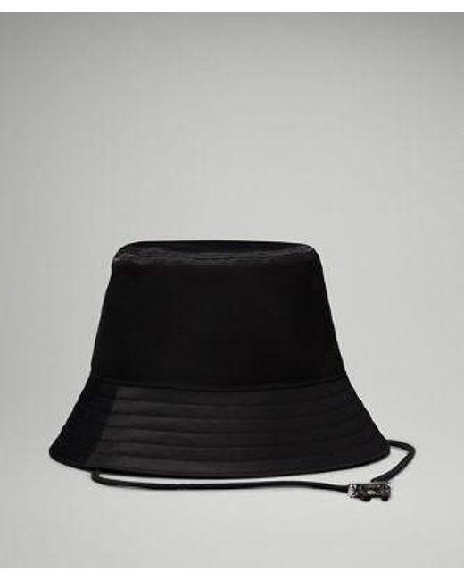 lululemon athletica Black – Nylon Bucket Hat – – Size Large/Xl