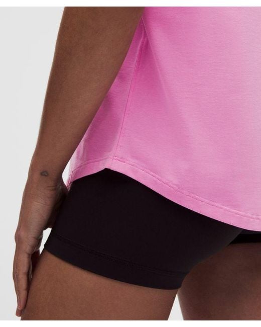 lululemon athletica Pink – Love Crewneck T-Shirt – – Size 4