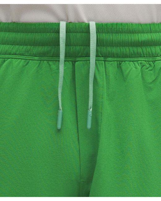 lululemon athletica Green – Pace Breaker Linerless Shorts – 5" – – Size Large for men