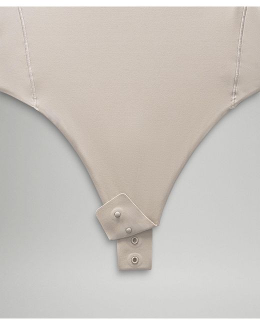 lululemon athletica Gray Wundermost Bodysuit - Ultra-soft Nulu Turtleneck Bodysuit