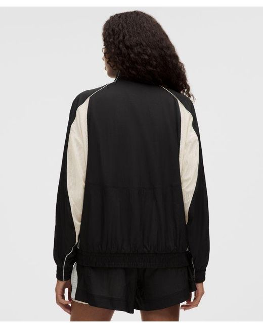 lululemon athletica Black – License To Train Textured Nylon Jacket – – Size Large