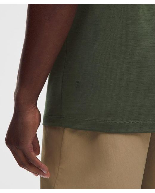 lululemon athletica Green – Evolution Short-Sleeve Polo Shirt – – Size Large for men