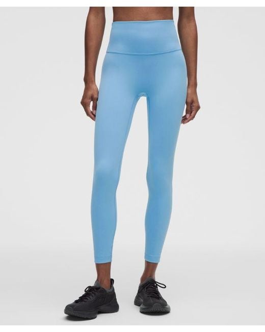 lululemon athletica Blue – Wunder Train No Line High-Rise Tight Leggings – 25" – – Size 4
