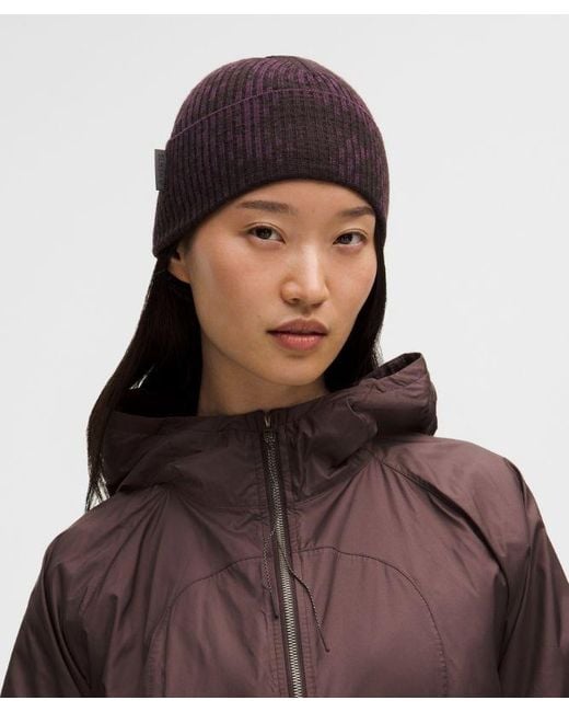 lululemon athletica Multicolor – Ribbed Merino Wool Beanie Hat Slnsh Collection –