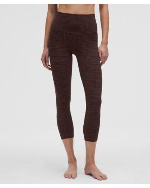 lululemon athletica Red – Align High-Rise Crop Leggings – 23" – – Size 4