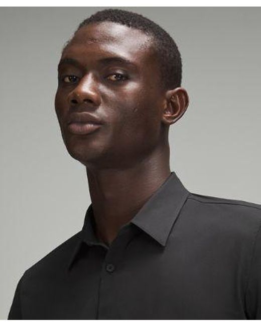 lululemon athletica Gray – New Venture Slim-Fit Long-Sleeve Shirt – – for men