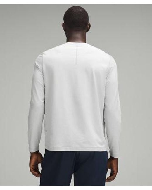 lululemon athletica Gray – Soft Jersey Long-Sleeve Shirt – / – for men