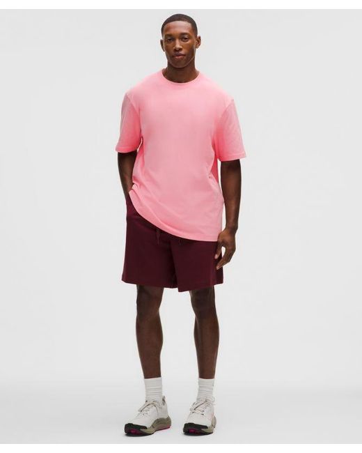 lululemon athletica Pink – Heavyweight Jersey T-Shirt – – Size Large for men