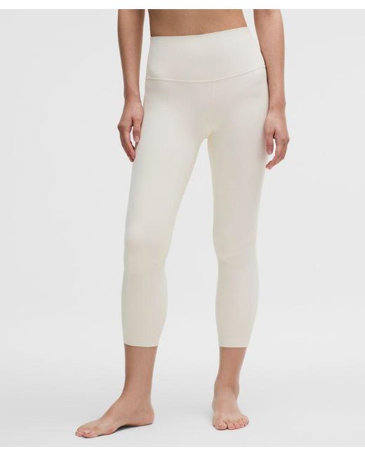 lululemon athletica Natural – Align High-Rise Crop Leggings – 23" – – Size 16